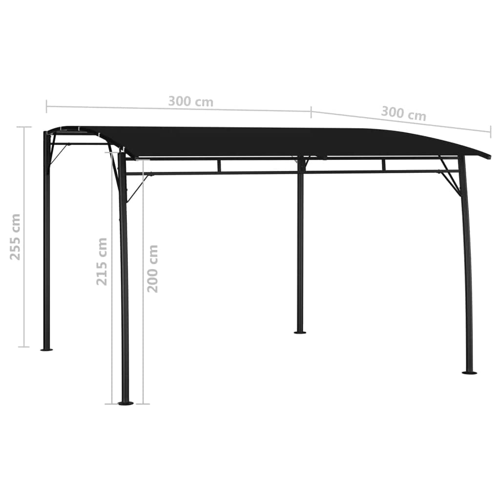 Canopy Tent 118.1"x118.1"x100.4" Anthracite X100619