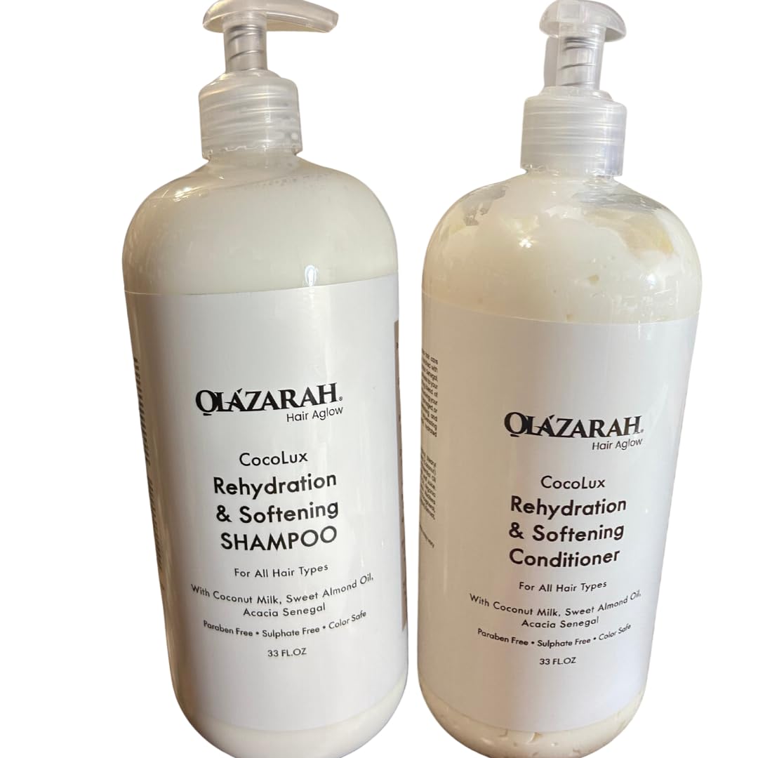 Shampoo & Conditioner Set with Coconut Milk & Sweet Almond Oil Q4859