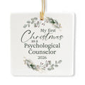 Ceramic 3-inch Square-Shaped Ornament P8499