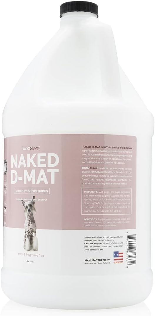 Unscented Dog Conditioner and Detangler, 1 Gallon H1394
