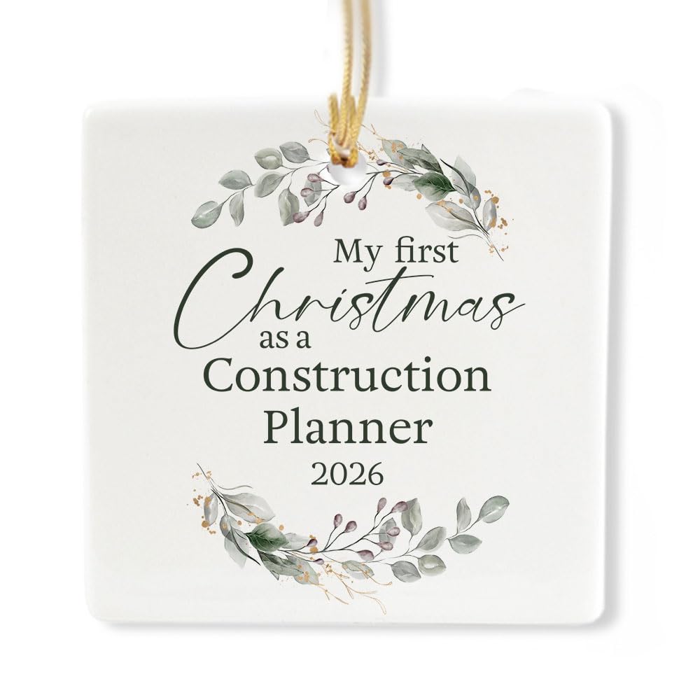 Ceramic 3-inch Square-Shaped Ornament O675671