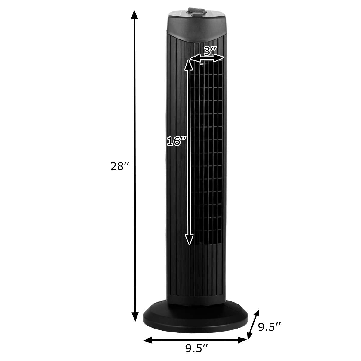 28-Inch Oscillating Tower Fan B765822