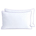 King Size Set of 2 Down Alternative Microfiber Bed Pillows L8882