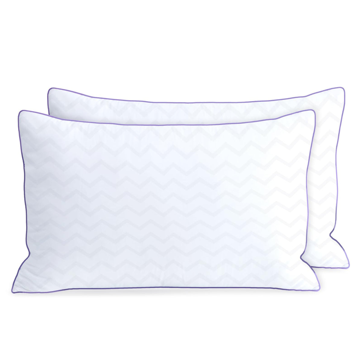 King Size Set of 2 Down Alternative Microfiber Bed Pillows L8882