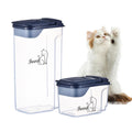 2 Pcs Airtight Pet Food Containers with Pour Spout A466