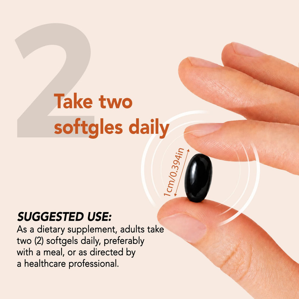 Black Garlic Capsules 6000mg 240 Softgels T139951