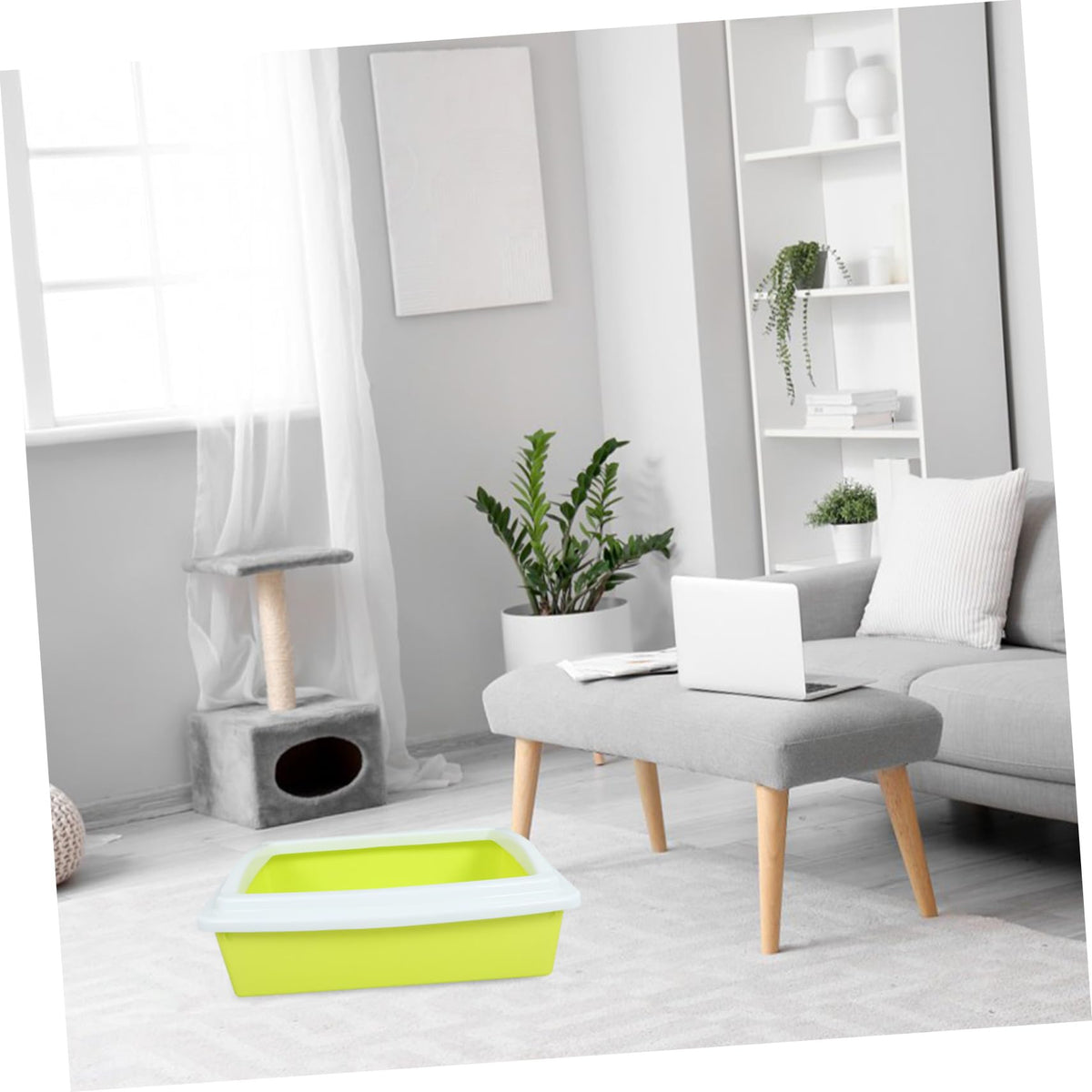 Sifting Cat Litter Box with Frame S5923