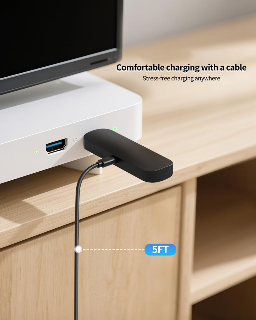 Black 5FT USB-C Replacement Charger Cable Y406718