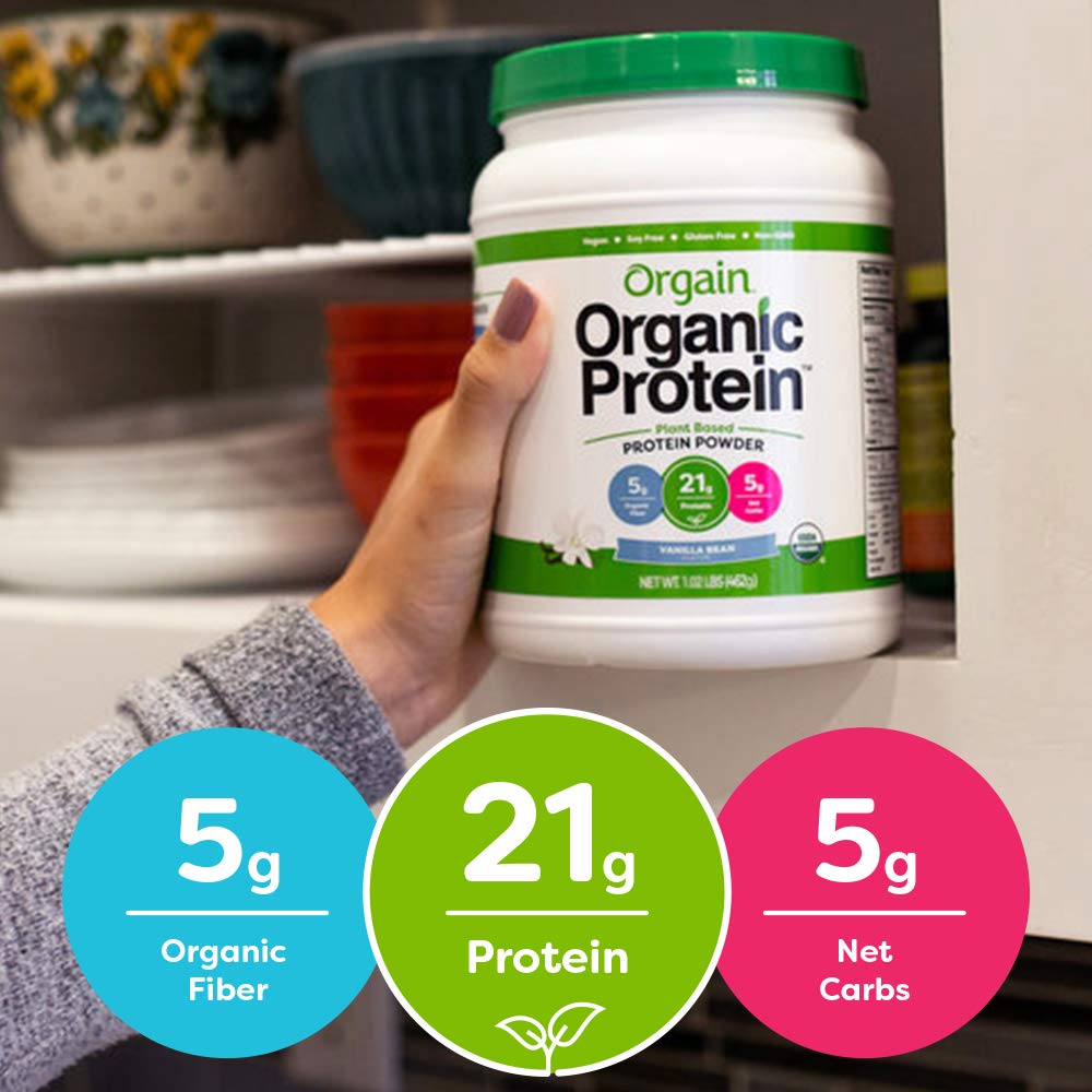 Organic Plant Based Vanilla Bean Protein Powder U684681