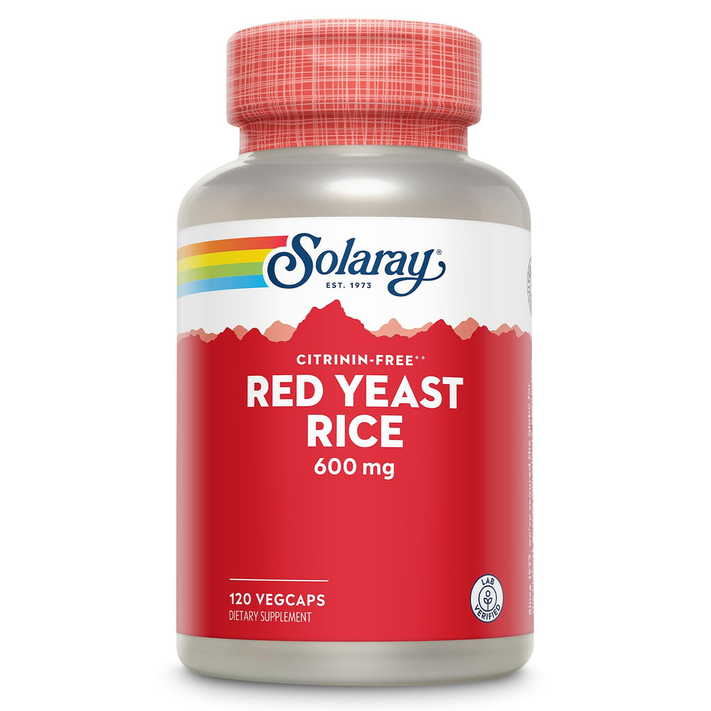 Red Yeast Rice 600mg 120 Veggie Capsules A9057