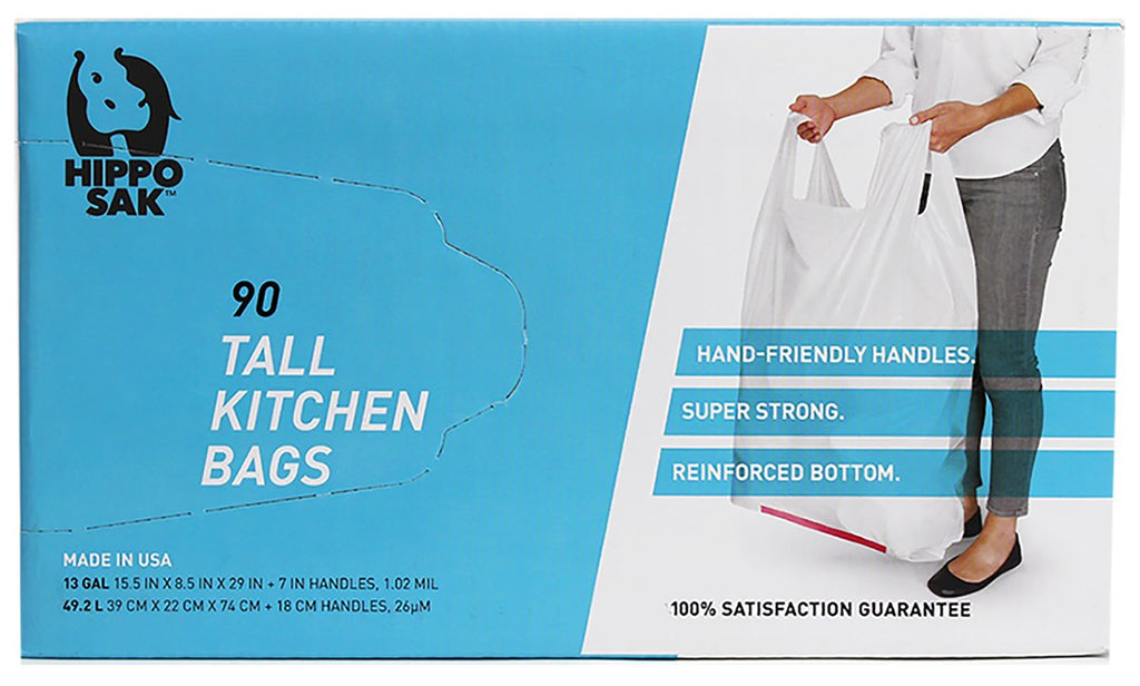 13 Gallon Tall Kitchen Trash Bags 90 Count H392