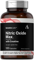 Nitric Oxide Supplement with Creatine Monohydrate 100 Capsules W983