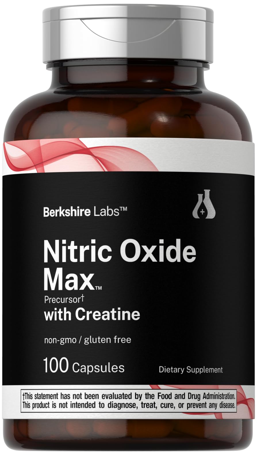 Nitric Oxide Supplement with Creatine Monohydrate 100 Capsules W983