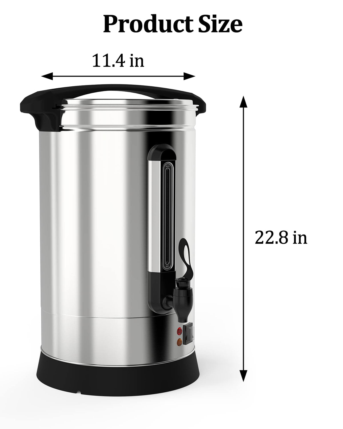 120 Cup Stainless Steel Electric Coffee Urn Q4461