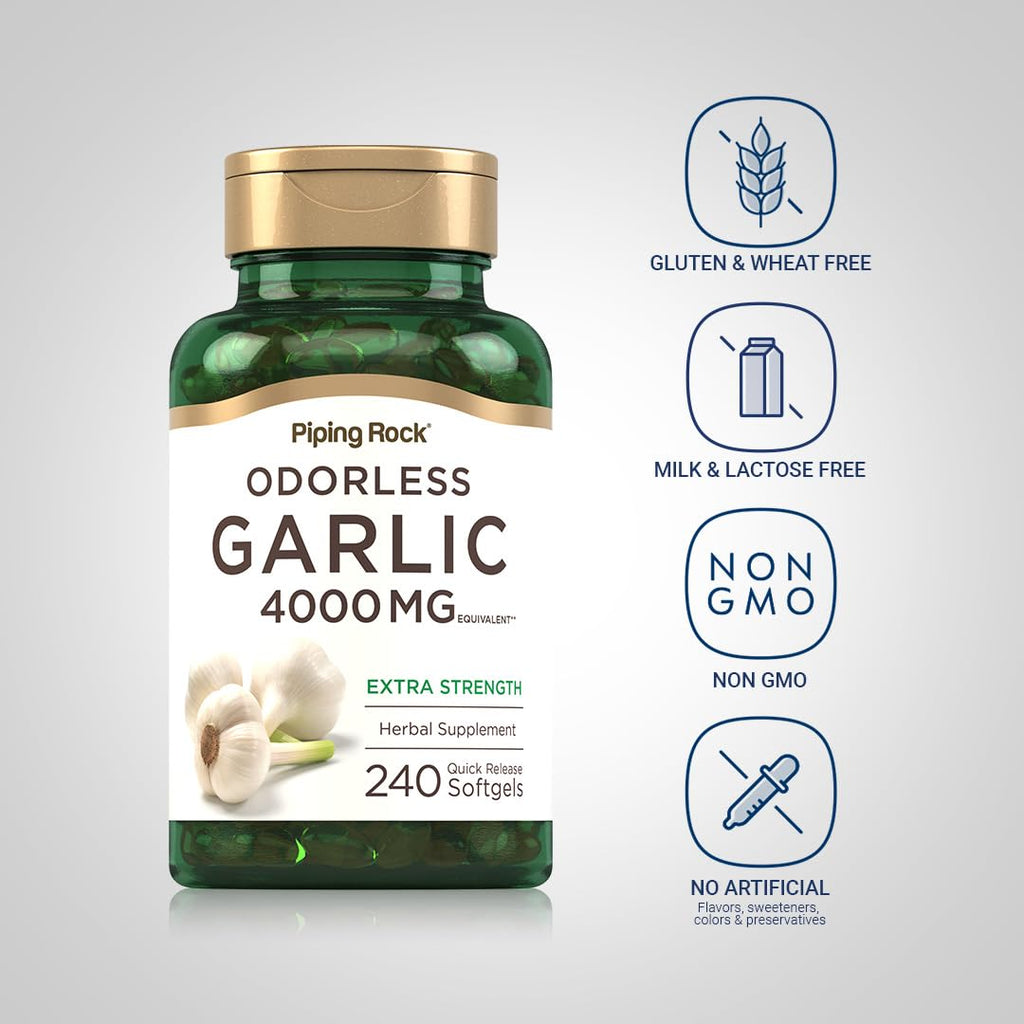 Odorless Garlic Softgels 240 Count X9010