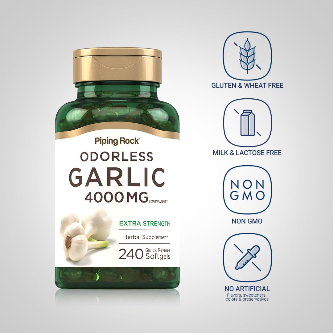 Odorless Garlic Softgels 240 Count X9010