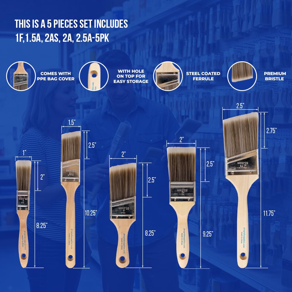 5-Piece Paint Brush Set M42282