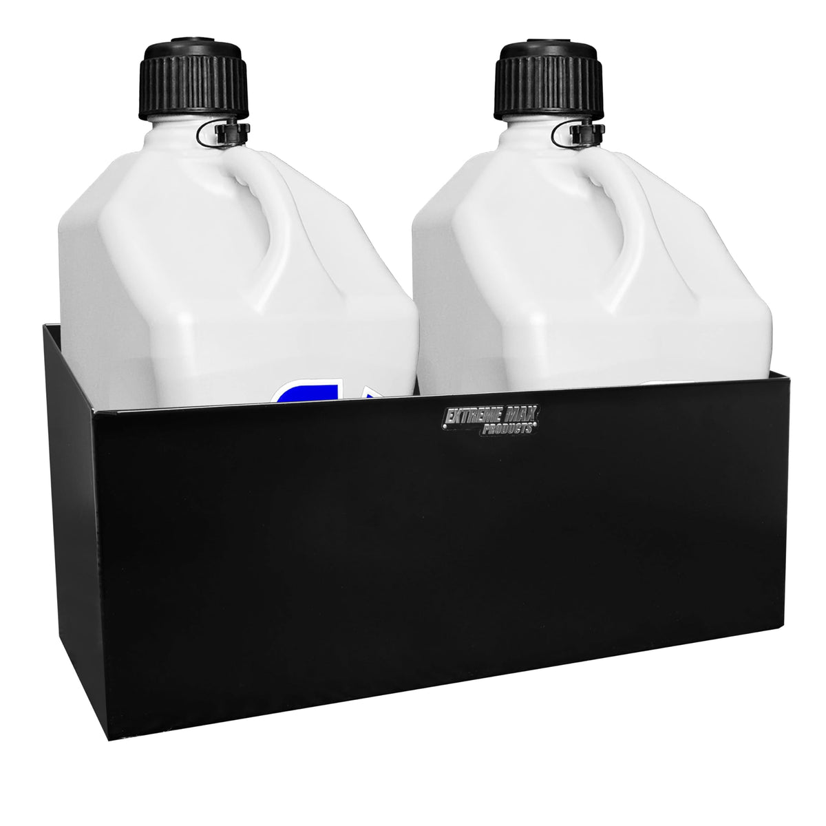 Aluminum Dual Fuel Jug Holder for Two 5 Gallon Containers W854