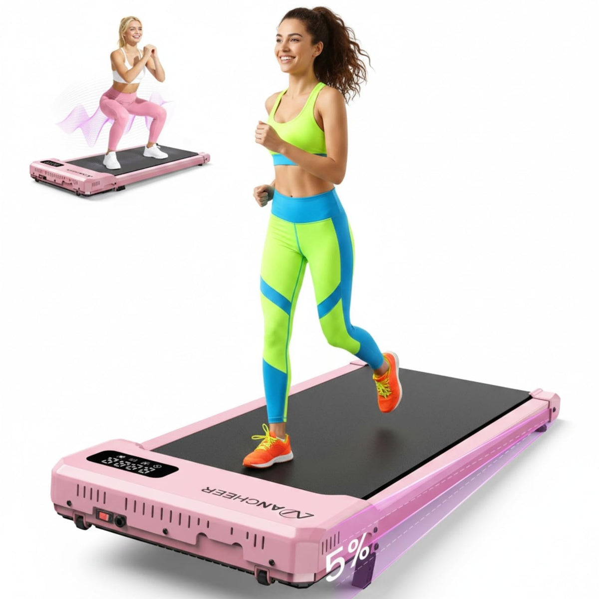 Walking Pad with Incline Treadmill D918