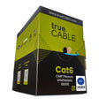 Blue 1000ft Cat6 Plenum Bare Copper Ethernet Cable I7795