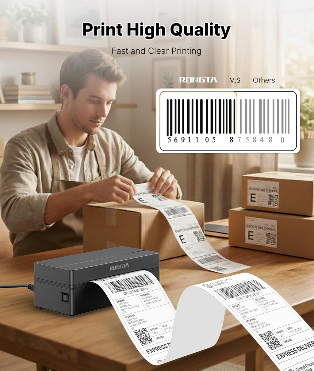 Bluetooth Thermal Shipping Label Printer 4x6 X48013