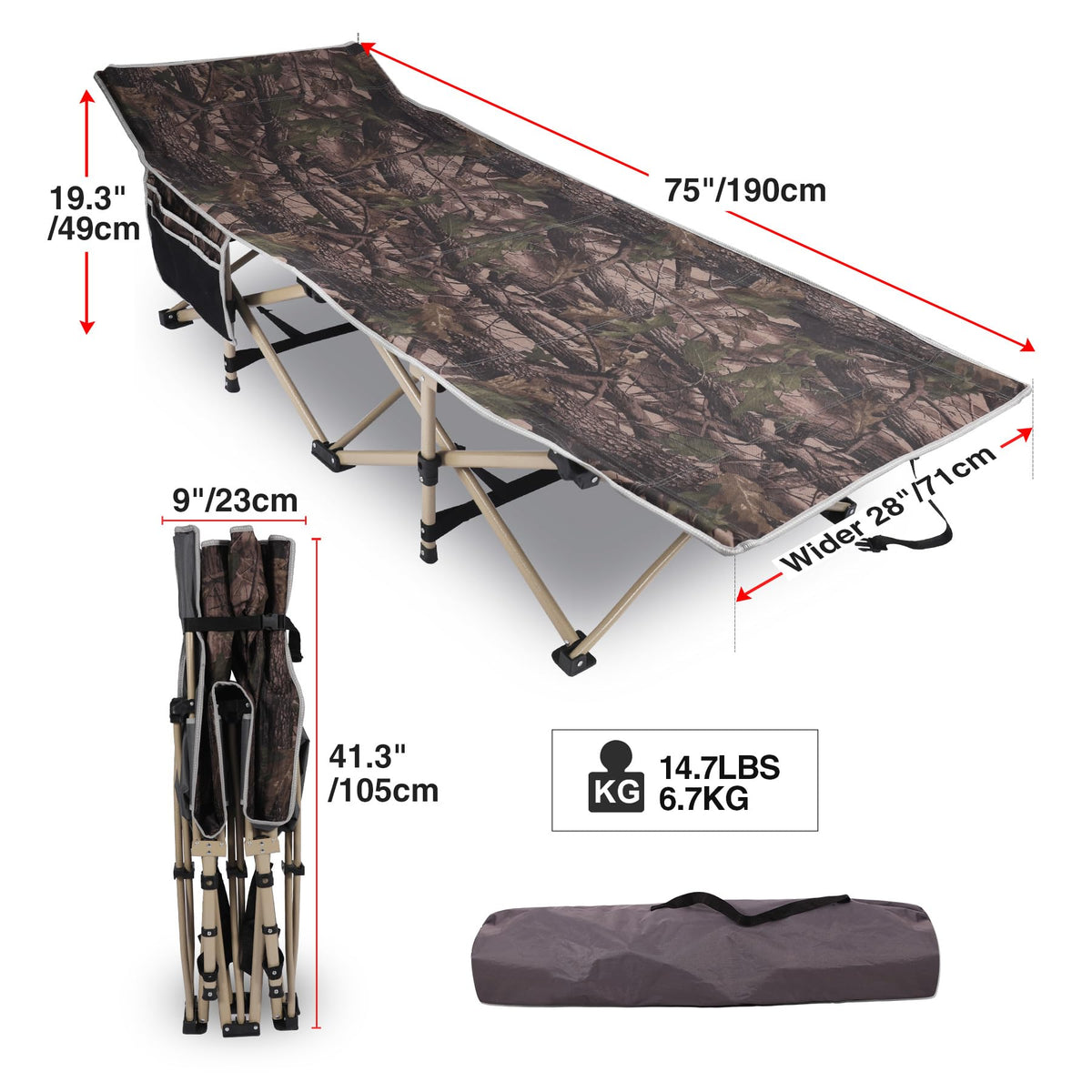 Folding Hunting Cots N6190