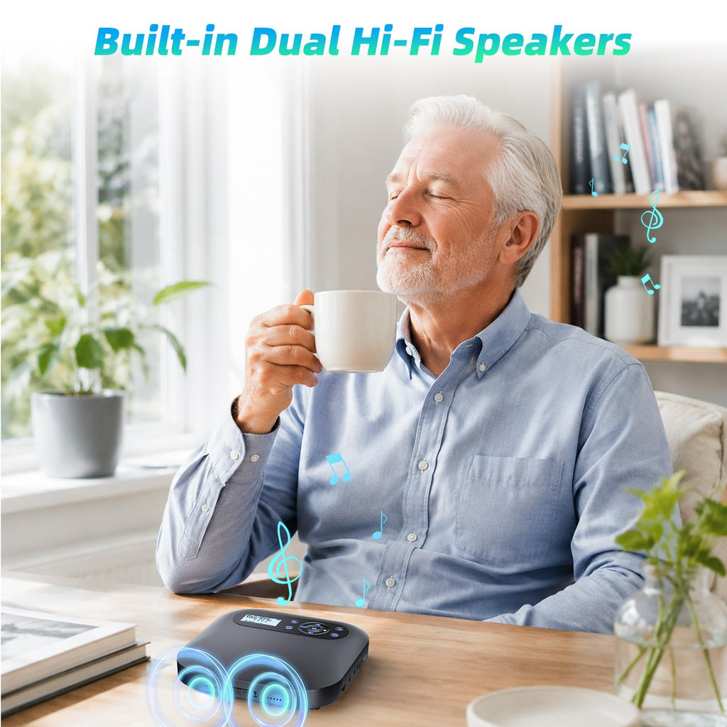 Portable CD Player with Bluetooth R969