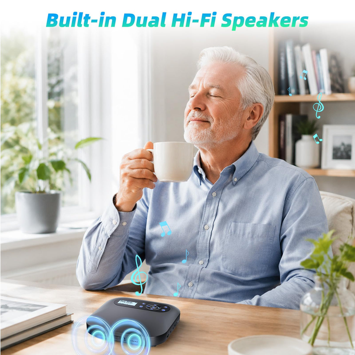 Portable CD Player with Bluetooth R969