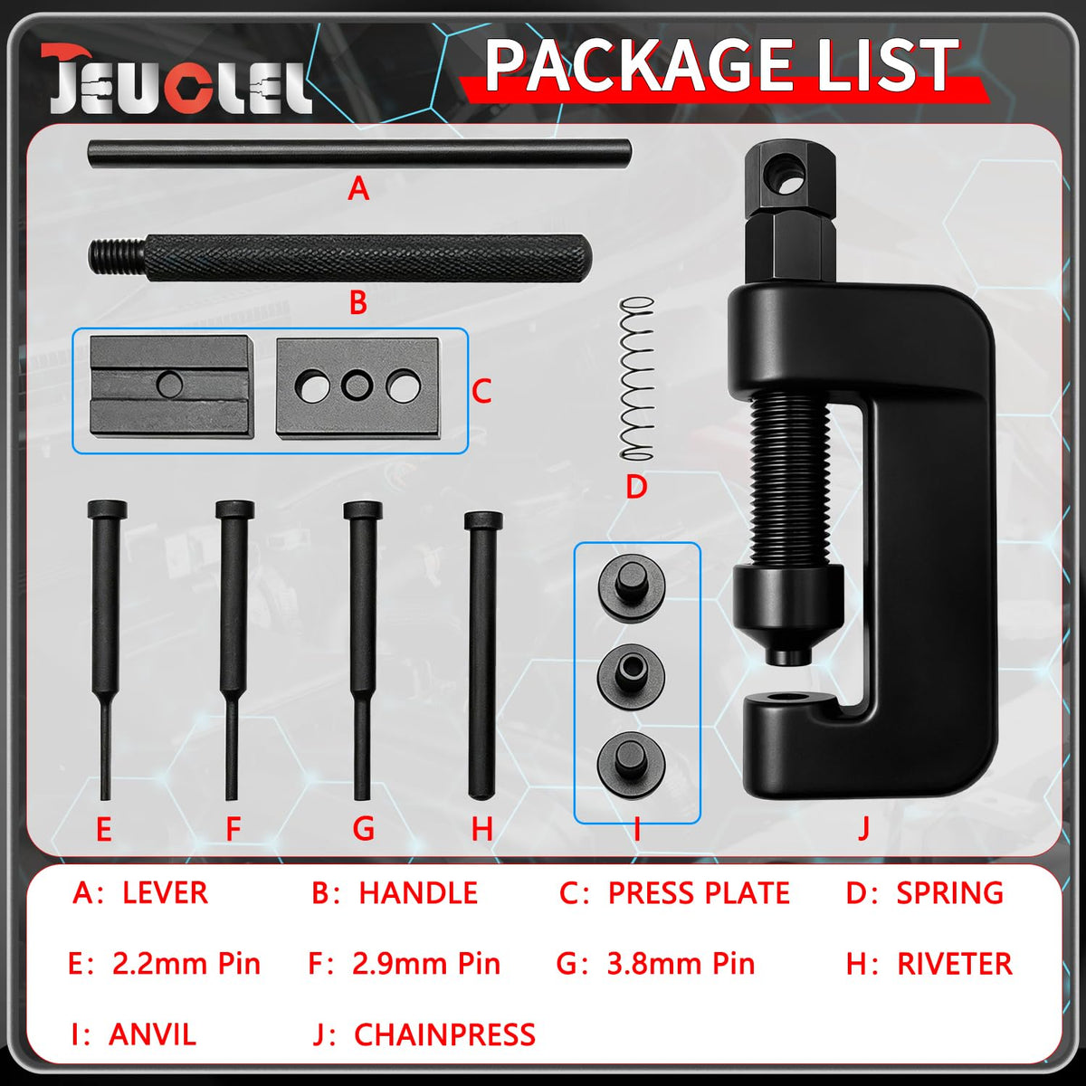 Chain Breaker Tool Kit I13649