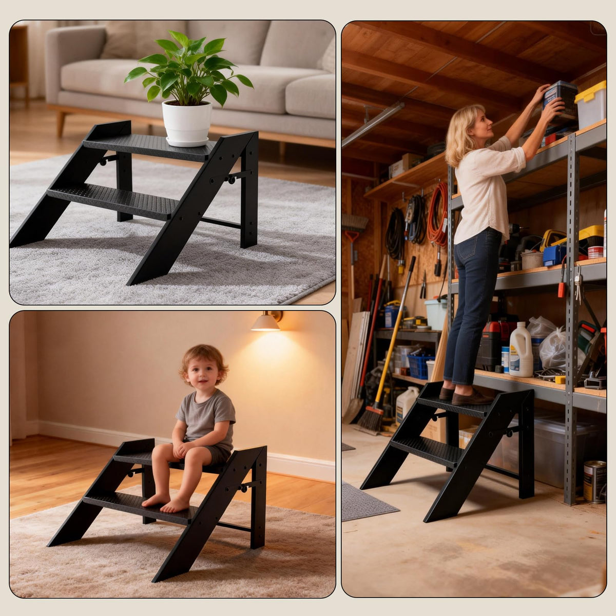 Foldable 2 Step Ladder K84927
