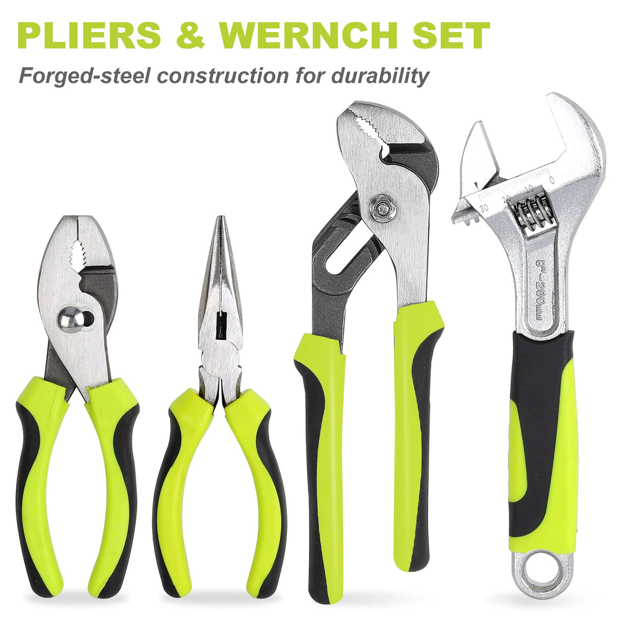 225-Piece Home Repairing Tool Kit with Tool Box K536