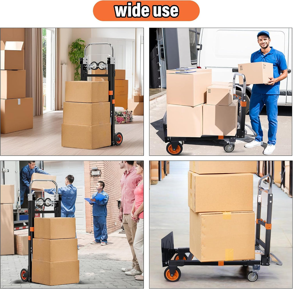 3 in 1 Folding Hand Truck 500lbs Capacity C839726