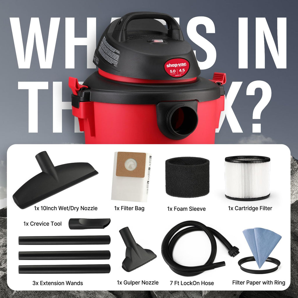 5 Gallon Wet/Dry Vacuum with Blower U6015