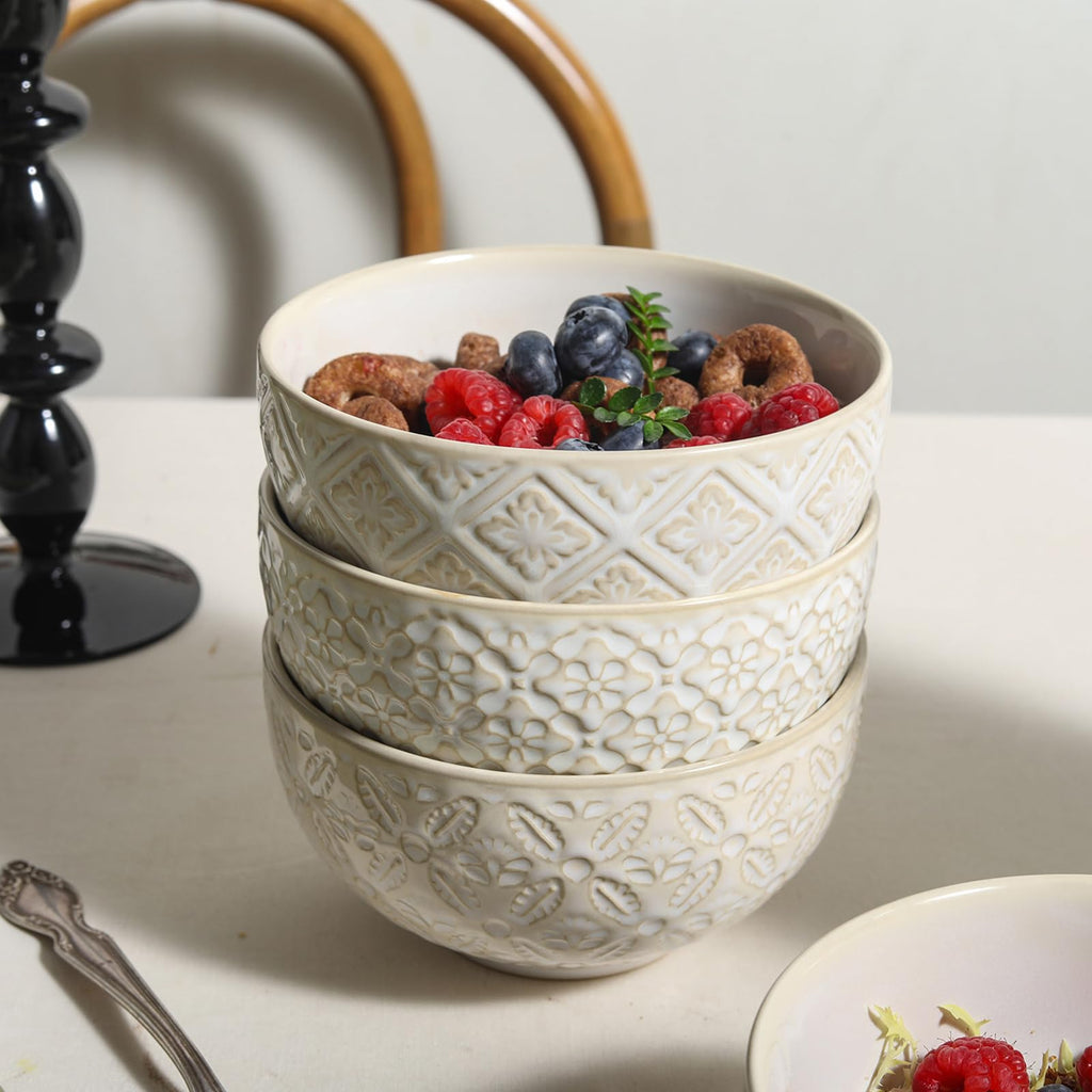 26 Oz Ceramic Soup Bowls Set of 4, 6 inch Q75776