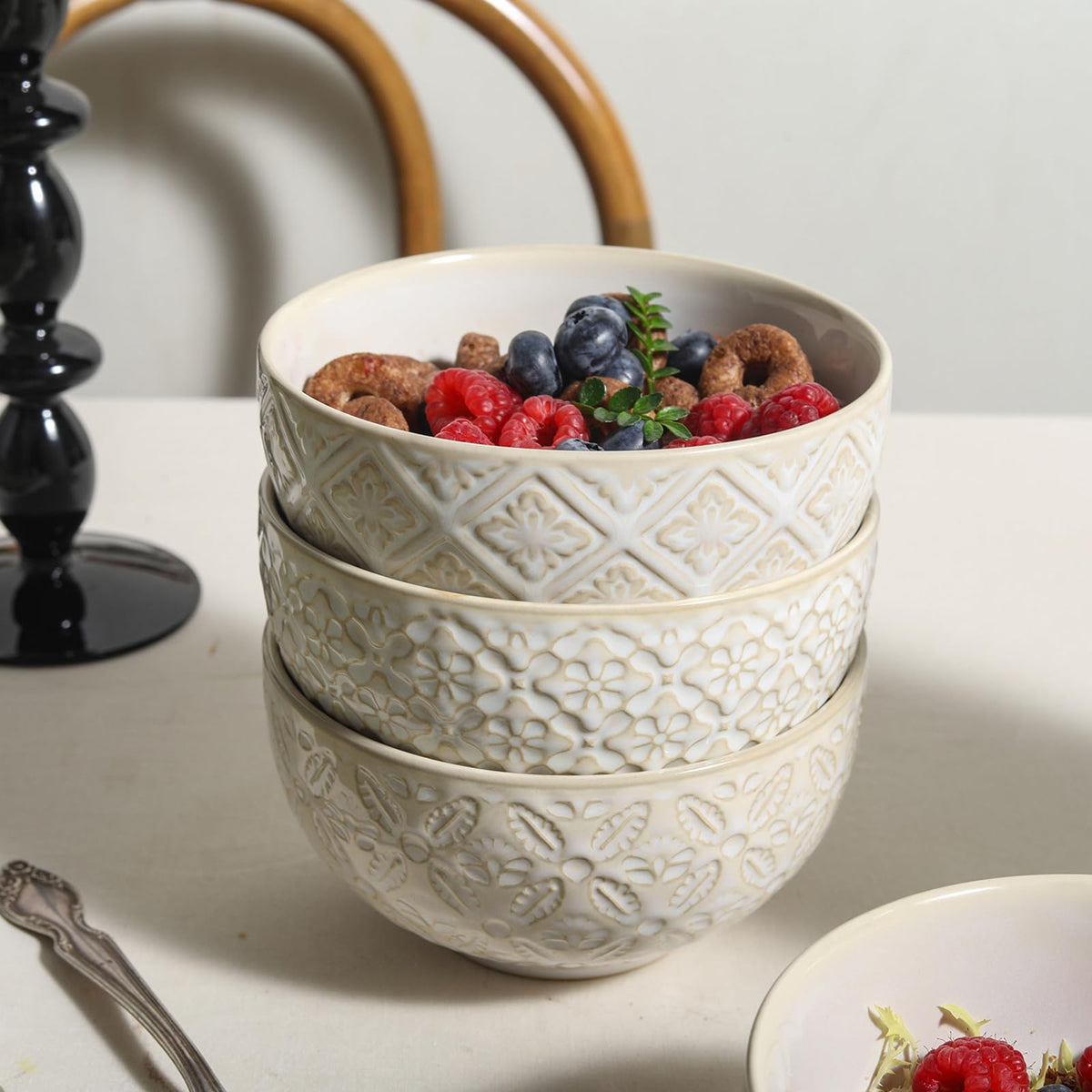 26 Oz Ceramic Soup Bowls Set of 4, 6 inch Q75776