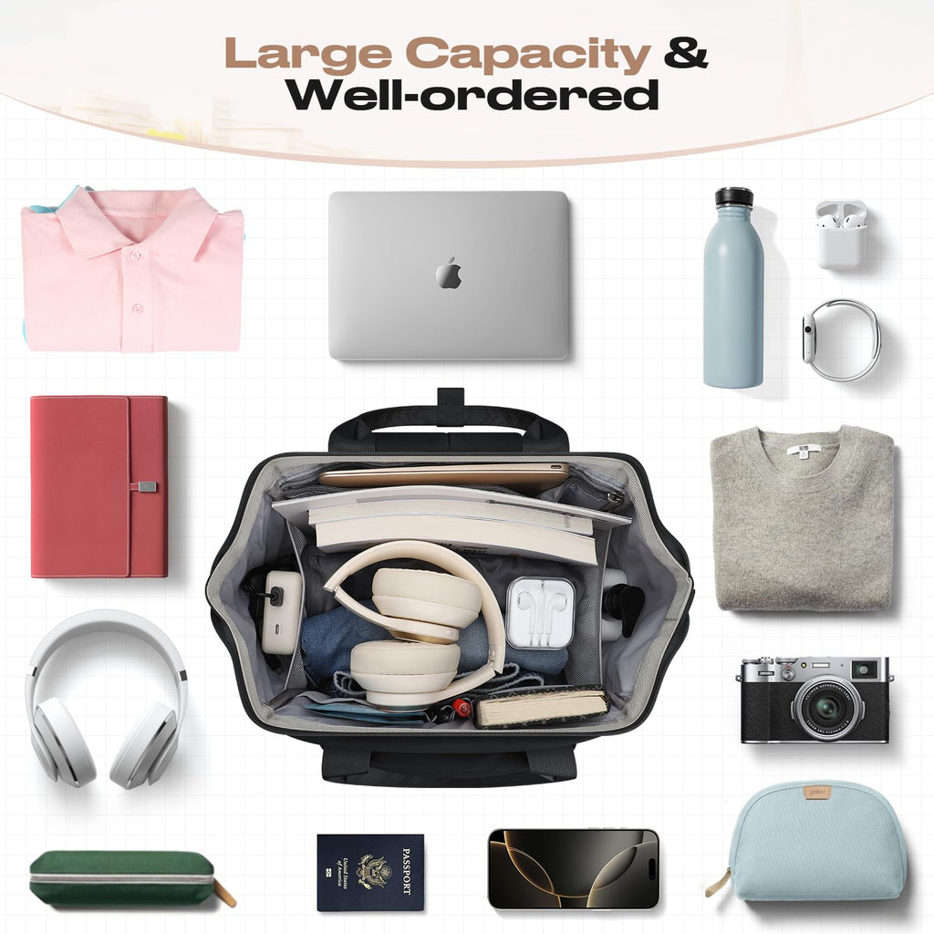 15.6-17.3" Laptop Backpack with Lunch Box Z648