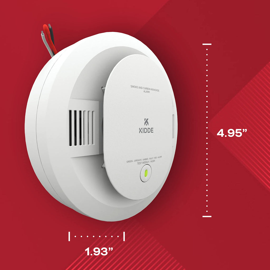 Hardwired Smoke & Carbon Monoxide Detector, 4 Pack Z2178