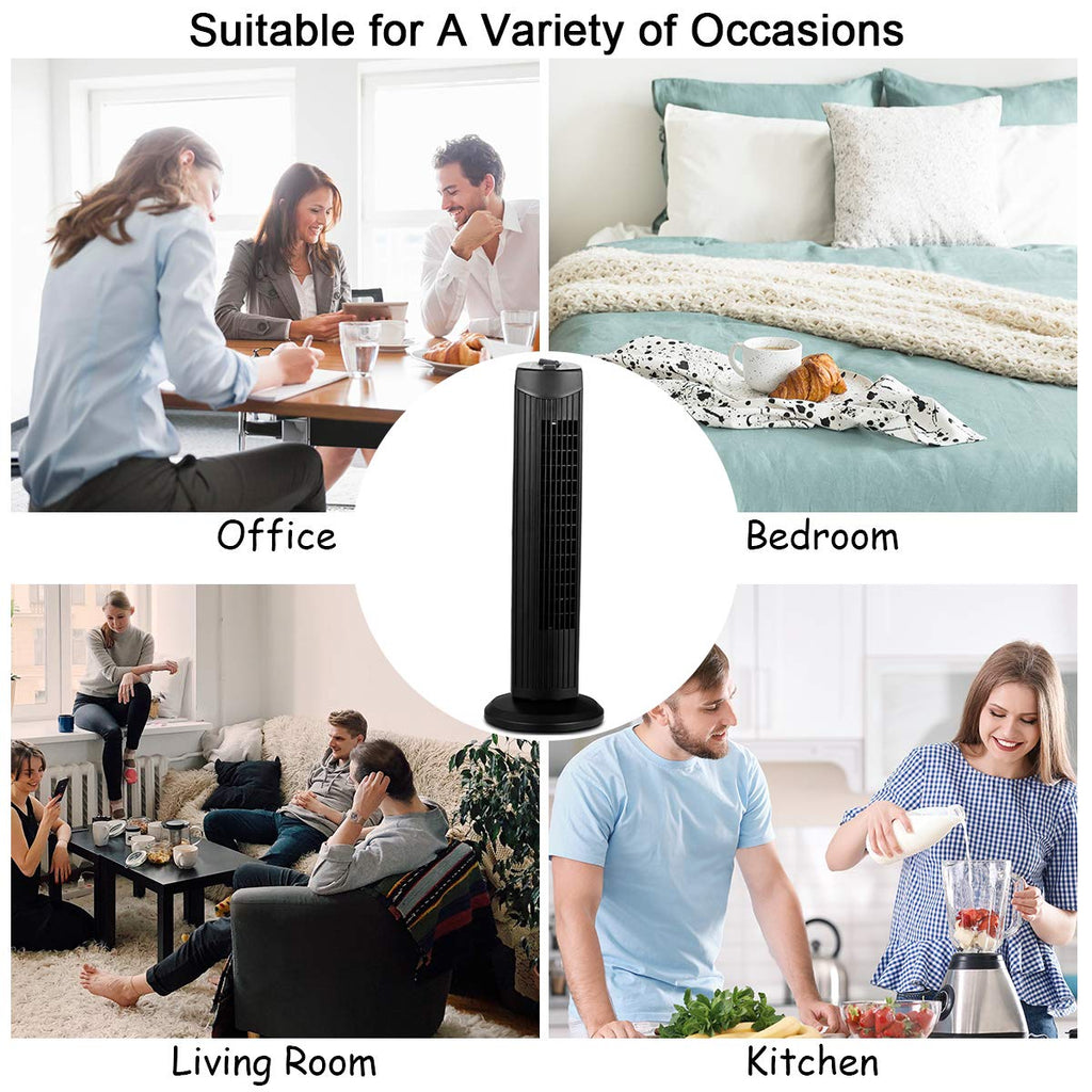 28-Inch Oscillating Tower Fan B765822