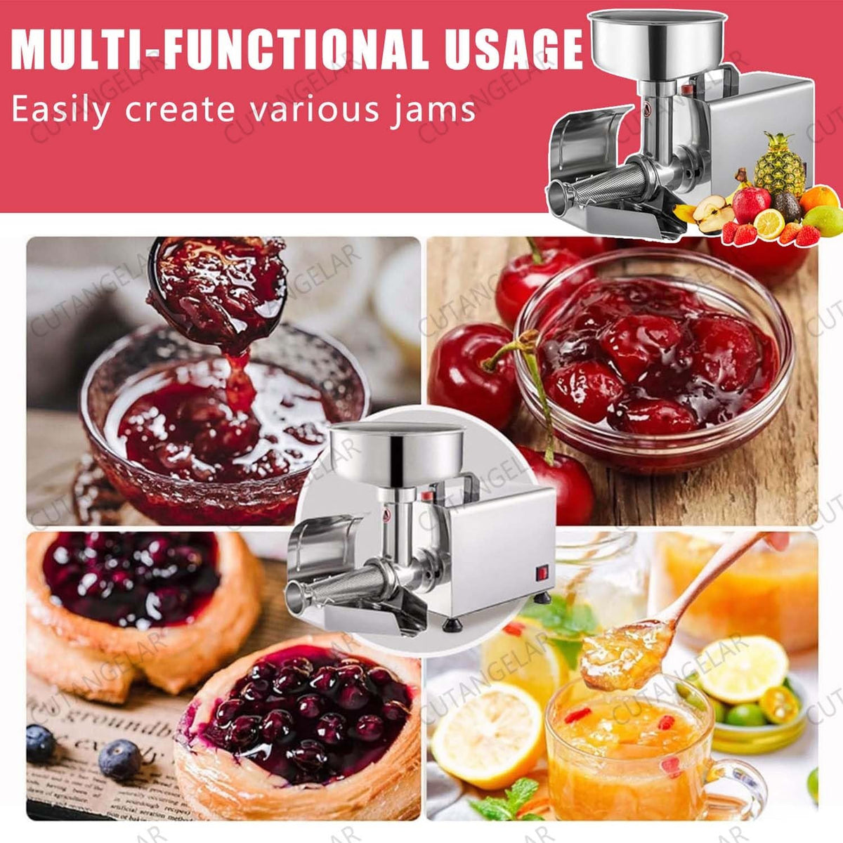 450 Watt Stainless Steel Jam Maker K4825