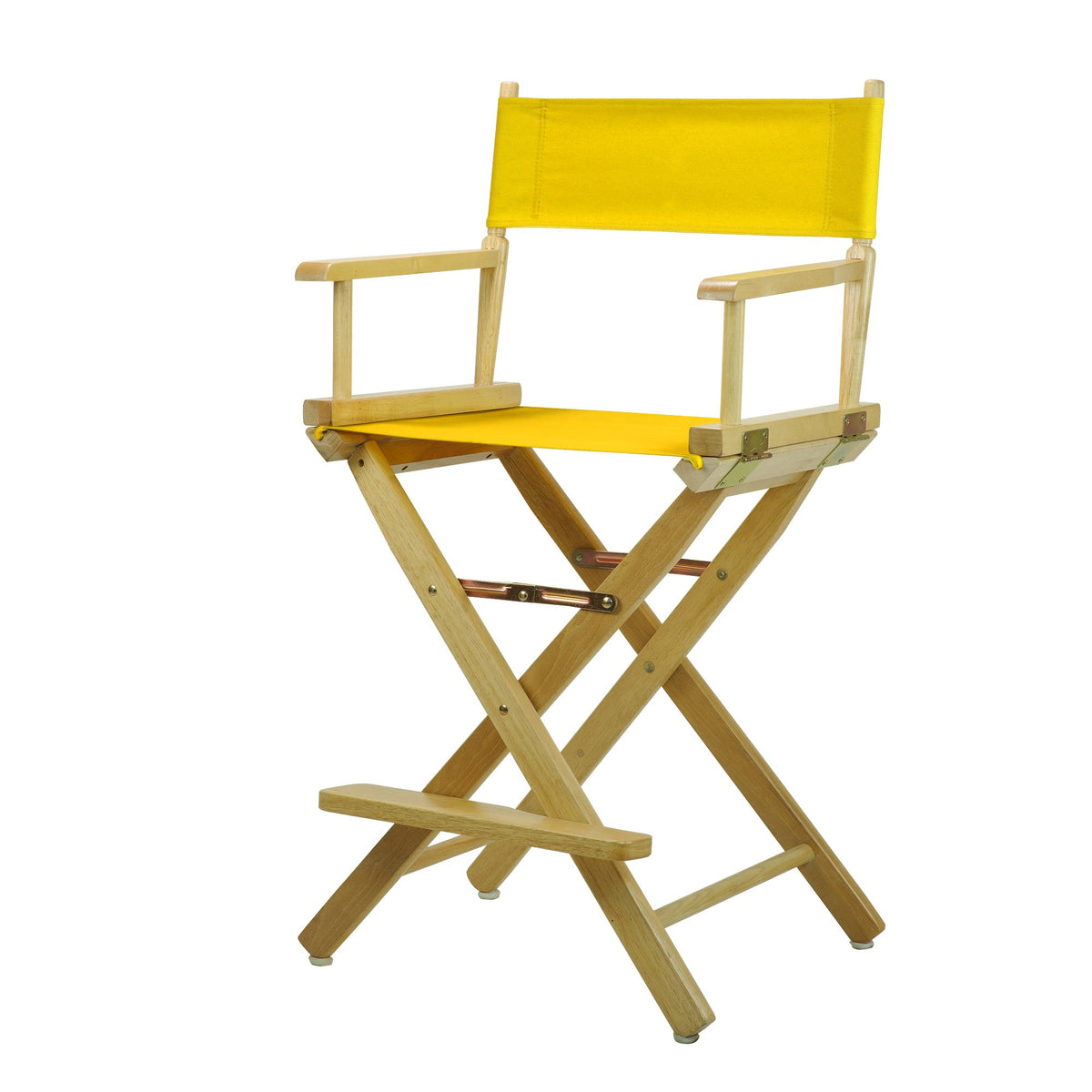 24" Natural Frame-Gold Canvas Director Chair F38893