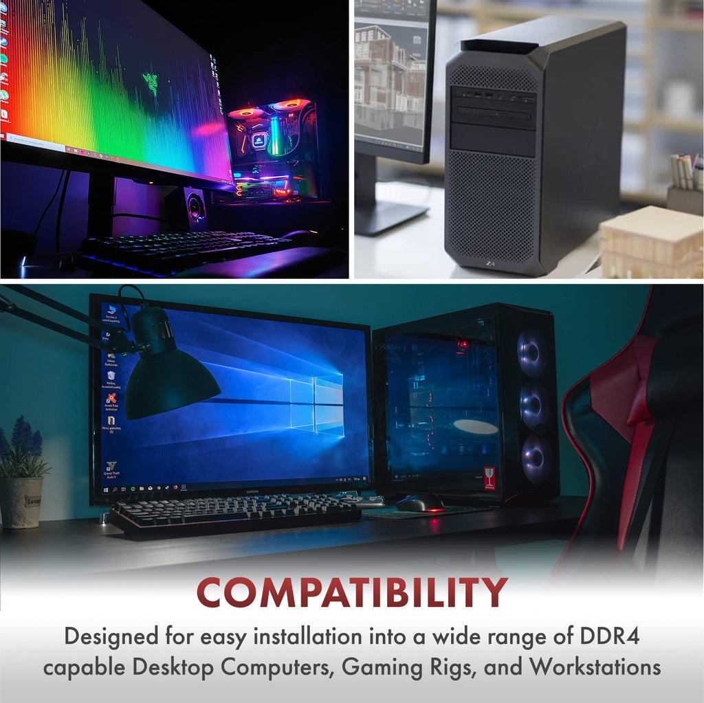 16GB DDR4 2133 MHz CL15 Non-ECC Desktop RAM T360449