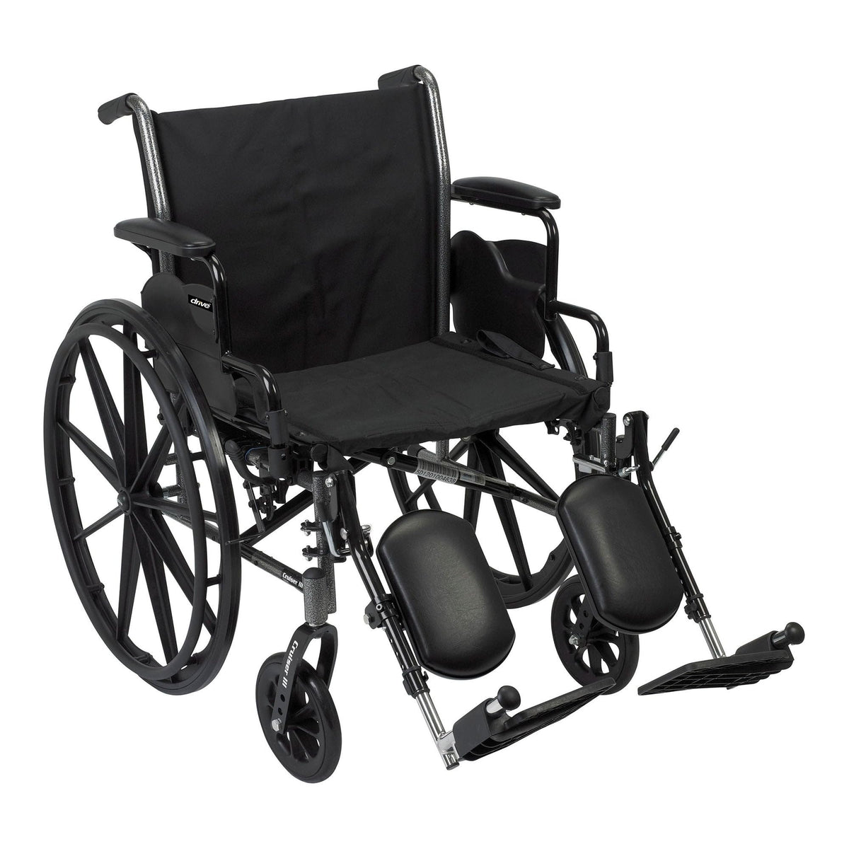 Black 20 in Wheelchair D3261