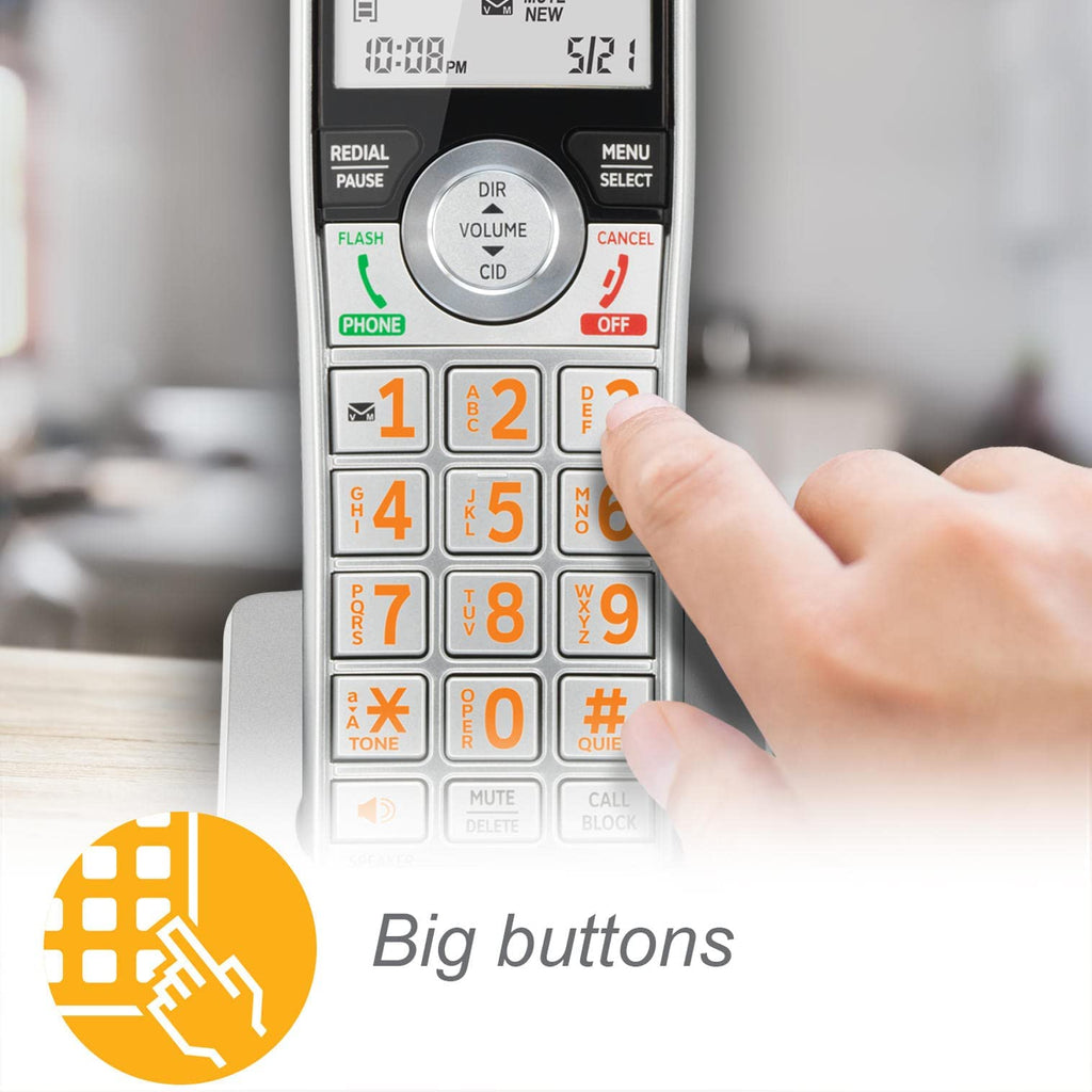 2-Handset Corded/Cordless Phone with Answering Machine S47685