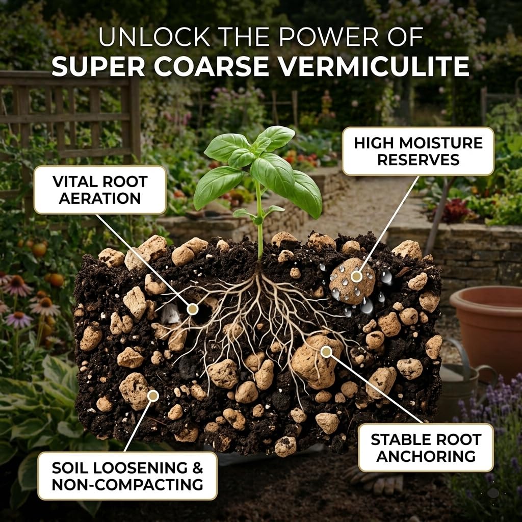 Horticultural Super Coarse Vermiculite 4 Cubic Feet T2068