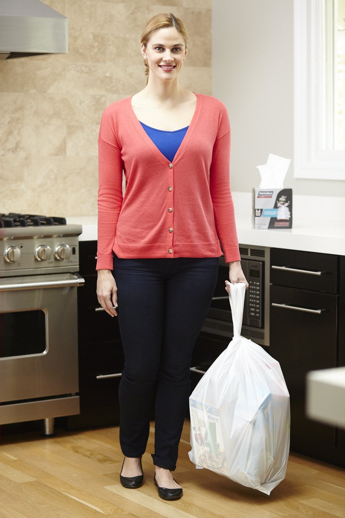 13 Gallon Tall Kitchen Trash Bags 90 Count H392