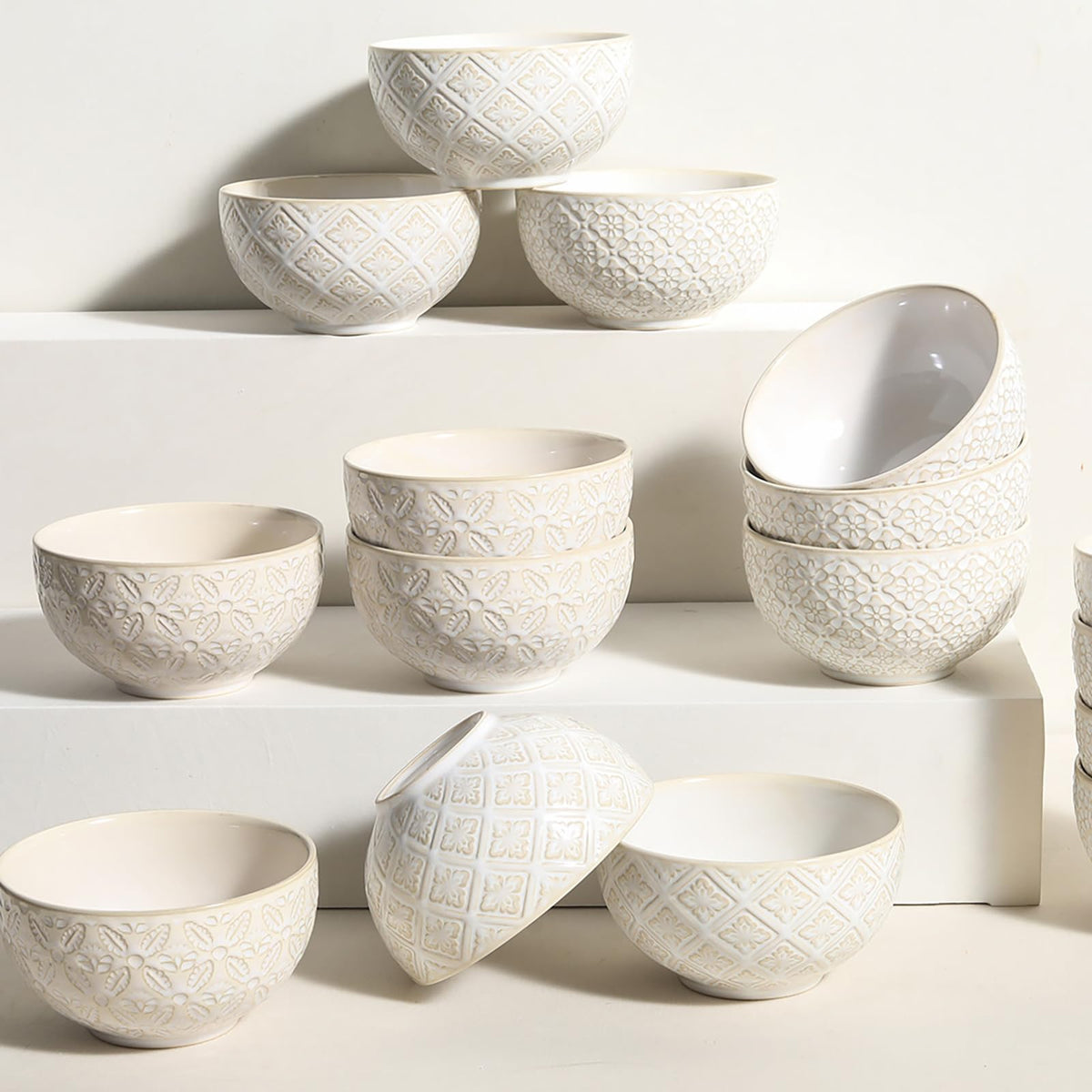 26 Oz Ceramic Soup Bowls Set of 4, 6 inch Q75776