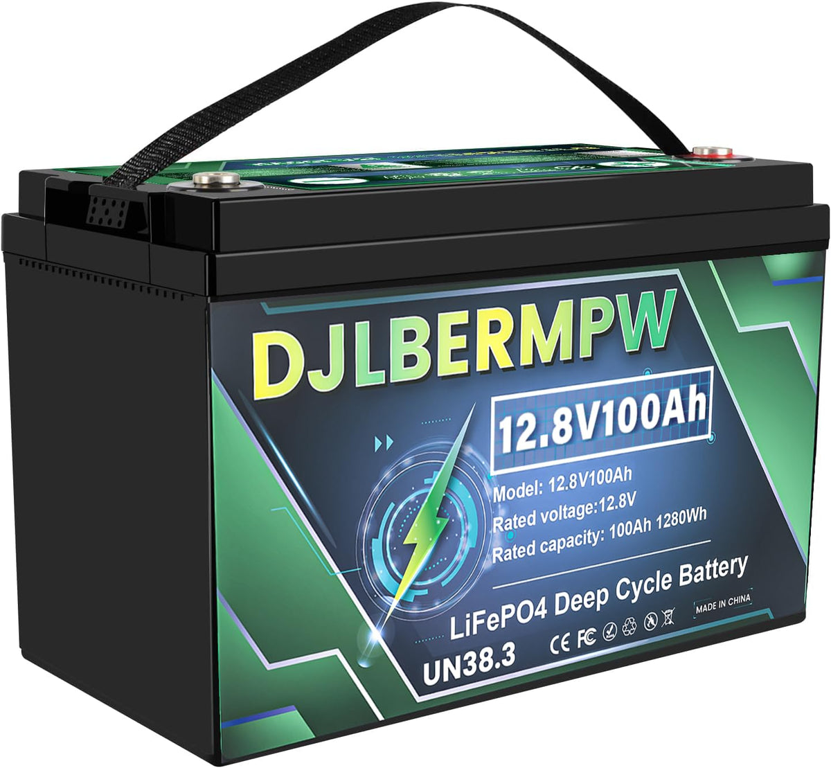 12.8V 100Ah LiFePO4 Lithium Battery B564846