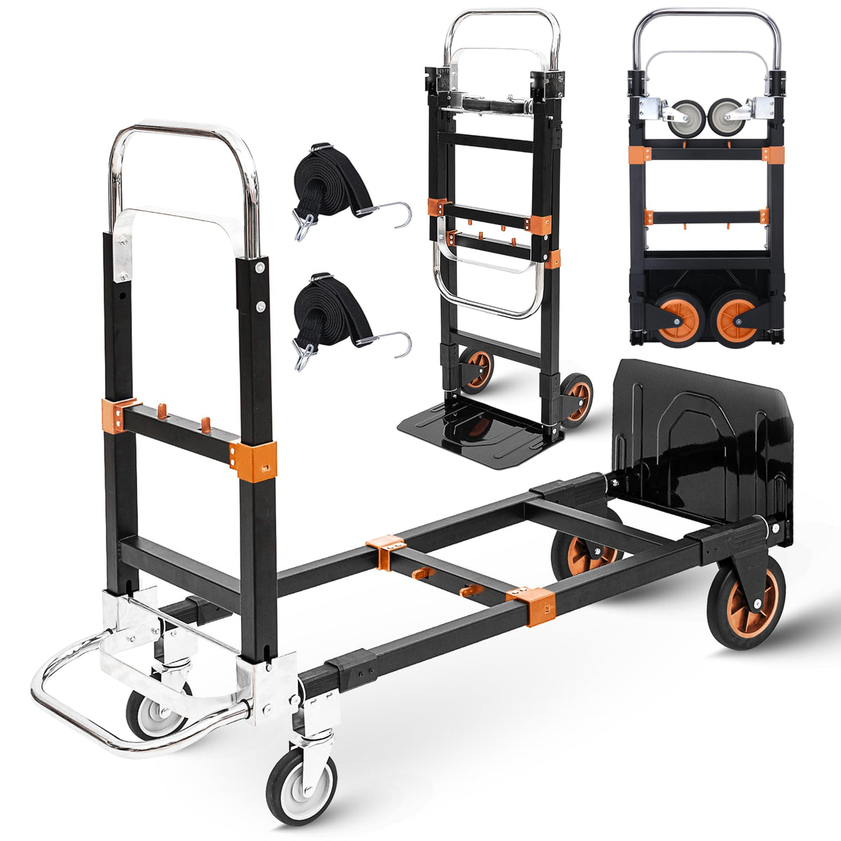 3 in 1 Folding Hand Truck 500lbs Capacity C839726