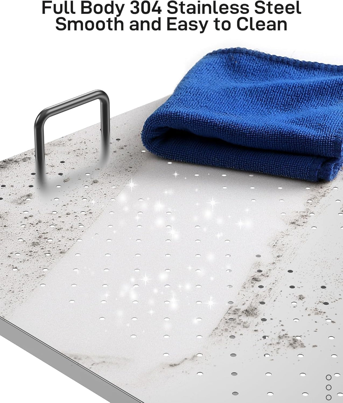 50" Stainless Steel Dog Grooming Bathtub with Faucet J494