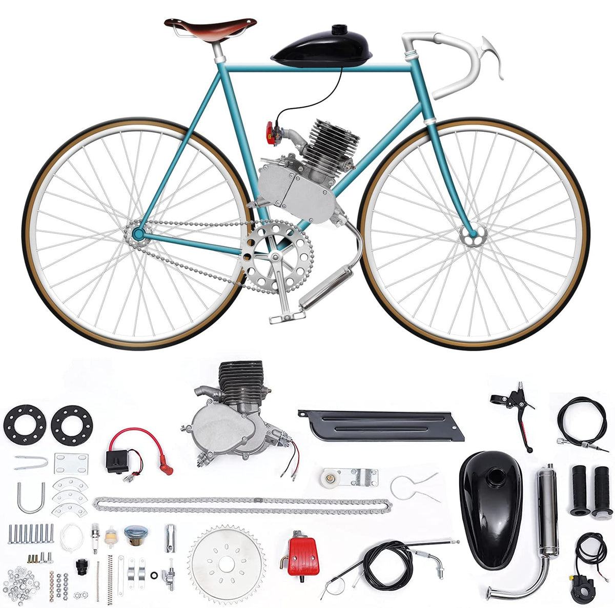 2-Stroke 100cc Bicycle Motor Kit W1723